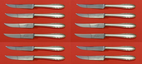 Lyric by Gorham Sterling Silver Steak Knife Custom Set 12 pcs 8 1/2"