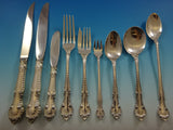 English Gadroon by Gorham Sterling Silver Flatware Set 12 Service 114 Pcs Huge