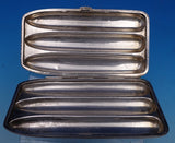 Japanese .950 Silver Cigar Case Bright-Cut 5 5/8" x 3 1/4" x 7/8" (#8310)