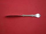 Coin Silver by Albert Coles Master Butter flat handle Brite-Cut twisted 7 1/2"