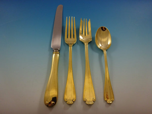 Flemish Gold by Tiffany and Co. Sterling Silver Flatware Set Service Vermeil