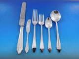 Clinton by Tiffany and Co Sterling Silver Flatware Set 12 Service 74 pcs Dinner