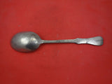 Stopt Tinn Askvoll Brug Norwegian Pewter Stuffing Spoon Cast Engraved 13 1/2"
