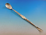 Vine by Tiffany and Co Sterling Olive Spoon / Fork Combo Iris Rare 10 7/8" Mono