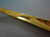 Silver Flutes Gold by Towle Sterling Silver Flatware Set For 8 Service Vermeil