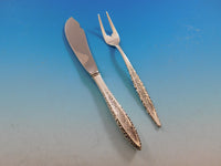 Floral Lace by Lunt Sterling Silver Flatware Set for 12 Service 54 Pieces