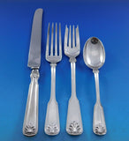 Shell and Thread by Tiffany Sterling Silver Flatware Set 12 Service 72 pieces