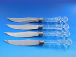 Waterford Crystal Handle Flatware Set of 4 Steak Knives