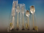 English Onslow by CJ Vander Silverplated Flatware Set 12 Service 60 PC New
