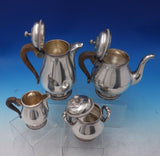 Malmaison by Christofle Gallia French Silverplate Tea Set 4pc (#6431)