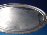 Chinese Sterling Silver Serving Plate with Chrysanthemum Bird Dragonfly (#6194)