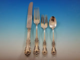 Wild Rose by International Sterling Silver Flatware Set for 8 Service 37 pieces