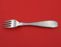 Whiting Sterling Silver Junior Fork Acid Etched with Girl in Hat #J1 6 3/8"
