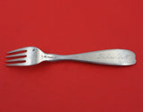 Whiting Sterling Silver Junior Fork Acid Etched with Girl in Hat #J1 6 3/8"