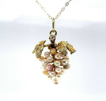14k Yellow Gold Victorian Freshwater Pearl Pendant (#J5512)