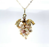 14k Yellow Gold Victorian Freshwater Pearl Pendant (#J5512)