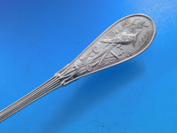 Japanese by Tiffany and Co Sterling Silver Salad Serving Fork GW Fluted 9 1/2"