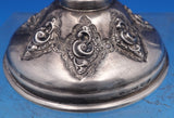 Italian Sterling Silver Goblet with Beaded & Swirl design 9 3/8" Heavy (#8371)