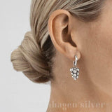 Moonlight Grapes by Georg Jensen Sterling Silver Earrings Dangle Modern - New