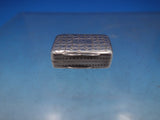 TS English Victorian Sterling Silver Vinaigrette Tiny Engraved Birmingham #6739