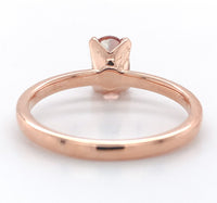 14k Rose Gold .92ct Oregon Genuine Natural Sunstone Ring Size 6.75 (#J7207)