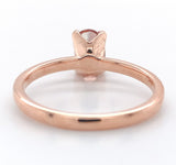 14k Rose Gold .92ct Oregon Genuine Natural Sunstone Ring Size 6.75 (#J7207)