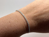 Anna Zuckerman Luxury CZ Bolo Bracelet Platinum 925 Silver New Stocking Stuffer
