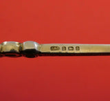 English Victorian Sterling Silver Coronation Spoon Vermeil Circa 1901 10"