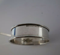 Classic Rose by Reed and Barton Sterling Silver Napkin Ring Orig 1 3/4" x 1/2"