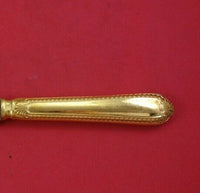 Odiot French France Gold Plated Dessert Knife 8 1/8" Flatware