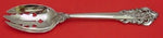 Grande Baroque By Wallace Sterling Silver Serving Spoon Pierced Original 8 3/4"