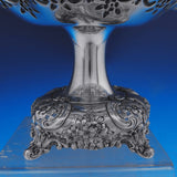 Floral by Tiffany and Co Sterling Silver Compote Raised w/Flowers 8 3/4" (#8883)