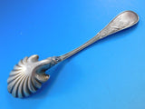 Japanese by Tiffany and Co Sterling Silver Sugar Spoon GW Fluted Edge 6 1/4"