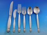 Copenhagen by Manchester Sterling Silver Flatware Set for 12 Service 84 Pieces