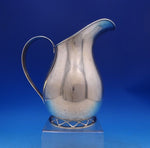 Allan Adler Sterling Silver Water Pitcher with Pierced Base Mid-Century #6988