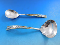 Golden Tradewinds by International Sterling Silver Flatware Set 66 pcs Bamboo