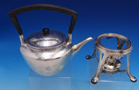 Etruscan by Towle Sterling Silver Tea Set 6pc with Kettle Hammered #7671 (#7834)