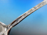 Lap Over Edge Acid Etched by Tiffany Sterling Silver Soup Ladle Heart 13 1/2"