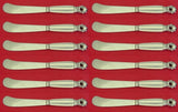 Acorn by Georg Jensen Sterling Silver Butter Spreader HH AS Paddle Set 12 pcs 6"