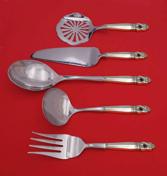 Royal Danish by International Sterling Silver Thanksgiving Set 5pc HH WS Custom