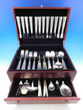 Eternity by Dragsted Danish Sterling Silver Flatware Set Service Denmark 81 pcs