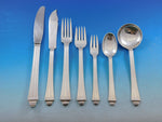 Arvesolv #6 by Hans Hansen Sterling Silver Flatware Set Service Danish 59 pcs