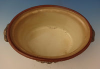 Baltimore Rose by Schofield Repousse Sterling Casserole Dish with 3D Lion #0102