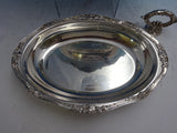 Grande Baroque by Wallace Silverplate Vegetable Bowl w/ Removable Handle (#8640)