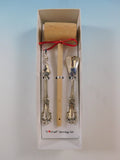 Burgundy by Reed and Barton Sterling Silver "I Love Crab" Serving Set Boxed Gift