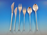 Vision by International Sterling Silver Flatware Set Service 48 Pieces Modern