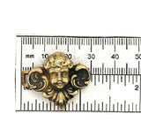 Art Nouveau Sterling Vermeil Cherub Angel Buckle (#J5432)