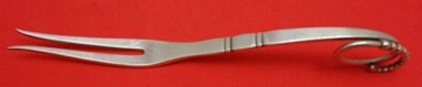 Ornamental #41 by Georg Jensen Sterling Silver Pickle Fork 2-Tine 5" Silverware