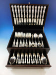 Gothic by Shiebler Sterling Silver Flatware Set for 12 Service 72 pcs Dinner