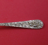Rose by Stieff Sterling Silver Olive Spoon Pierced Original 5 3/4" Serving